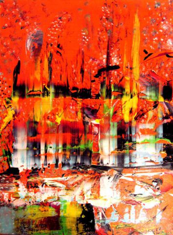 LIONS@SCORPION I - Peinture - Elle Bory LIONS@SCORPION I - Peinture - Elle Bory