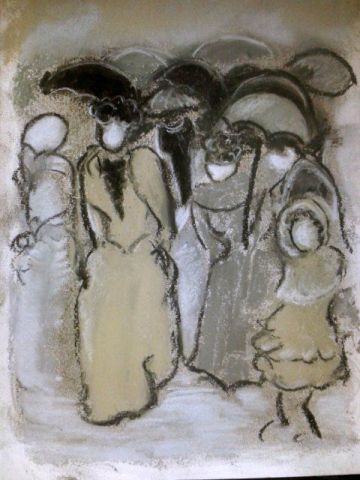 L'artiste Laurence GIRERD - Jour de pluie