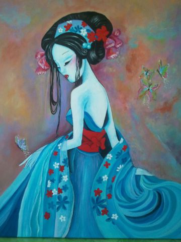 L'artiste pascaline - La Femme au Papillon