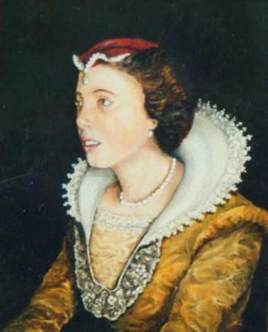 Portrait d' Isabelle - Peinture - Jacques MONCHO