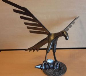 Sculpture de JORG: aigle 