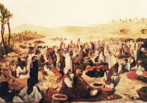 Voir le détail de cette oeuvre: Le marché marocain