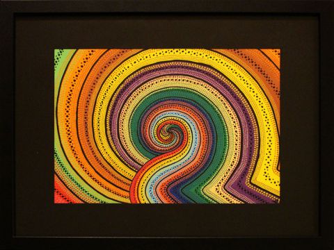 Spirale psychédélique - Peinture - Jonathan Pradillon Spirale psychédélique - Peinture - Jonathan Pradillon