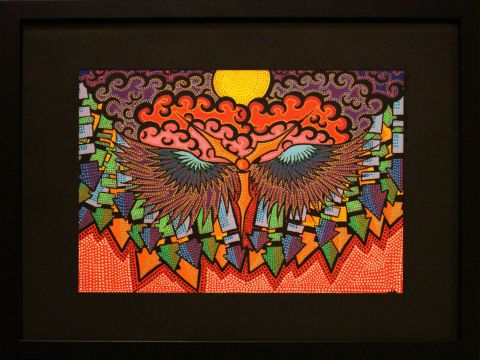 Nuit colorée - Peinture - Jonathan Pradillon Nuit colorée - Peinture - Jonathan Pradillon