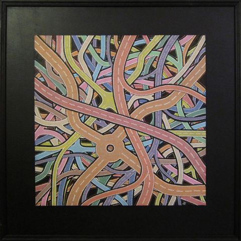 Autoroute - Peinture - Jonathan Pradillon Autoroute - Peinture - Jonathan Pradillon