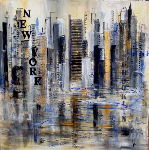 souvenir from New York - Peinture - VERONIKA L souvenir from New York - Peinture - VERONIKA L