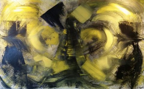 Le bal du félin - Peinture - DIMEGLIO Le bal du félin - Peinture - DIMEGLIO