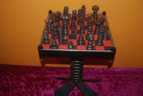 jeux echec - Sculpture - bellagamba gilles jeux echec - Sculpture - bellagamba gilles