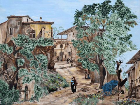 L'artiste Gerard Grallie - Pérouges L'artiste Gerard Grallie - Pérouges