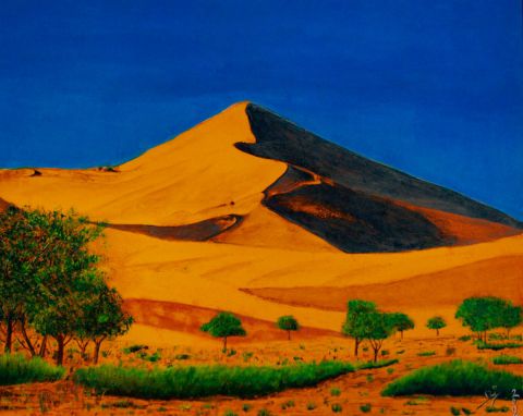 Dunes - Peinture - Christian Bligny