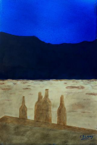 L'artiste Christian Bligny - Une soirée dans la vallée du Quint