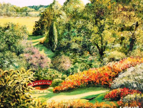 L'artiste Jacques MONCHO - jardin vallonné