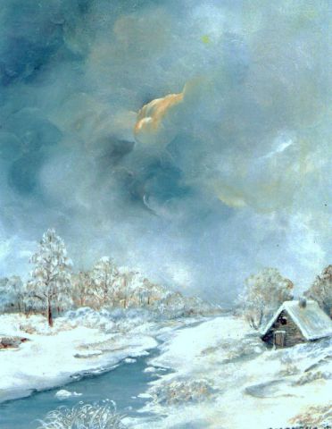 L'artiste Jacques MONCHO - L'hiver