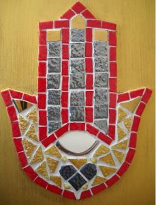 Mosaique de CHRISMOSAIC: Main de Fatma 7