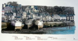 Peinture de lojepi: le Port de Camaret