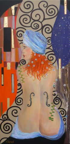 La Reine de Montparnasse - Peinture - Chenel