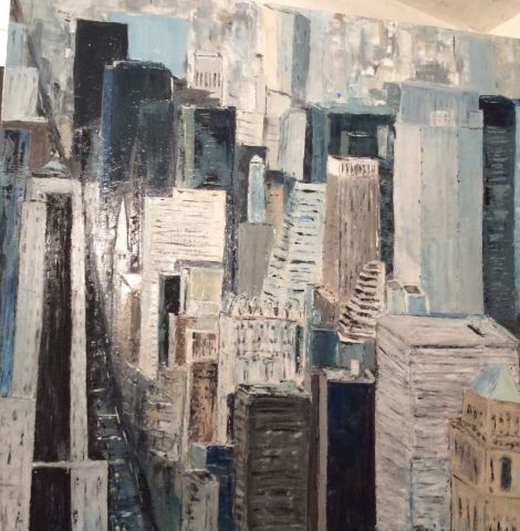 L'artiste MARIE-THERESE VION - Grattes ciel à Manhattan