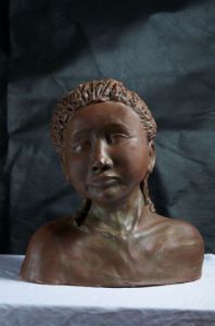 Sculpture de Mireille ULLA: Jeune fille