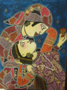 Peinture de ANTOINE MELLADO: Ottomane -6- l'élixir d'amour-
