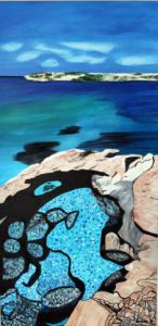 Voir cette oeuvre de louise bressange: Bleus de mer