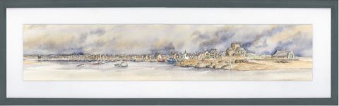 Le Port de Barfleur - Peinture - denis moulin Le Port de Barfleur - Peinture - denis moulin