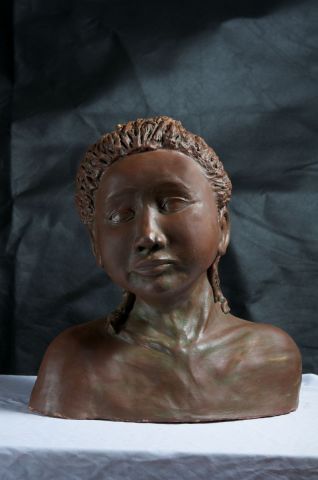 Jeune fille - Sculpture - Mireille ULLA