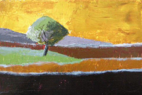 L'arbre - Peinture - jean-claude lefranc