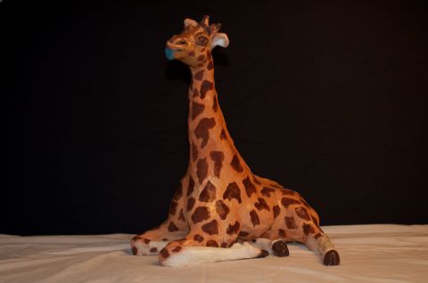 Girafe - Sculpture - Mireille ULLA