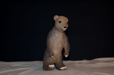 Petit ours - Sculpture - Mireille ULLA