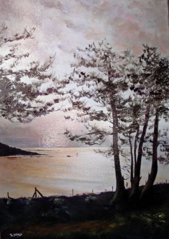 L'artiste robert donas - les pins maritimes