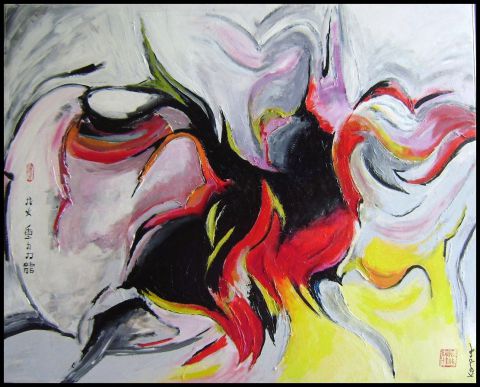 le feu du dragon - Peinture - KARPEG le feu du dragon - Peinture - KARPEG