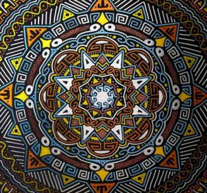 Voir cette oeuvre de Tockart: Mandala, acrylique sur toile