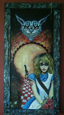 ALICE (Wonderland Steampunk Style) - Peinture - Nathaniel de Sohan ALICE (Wonderland Steampunk Style) - Peinture - Nathaniel de Sohan