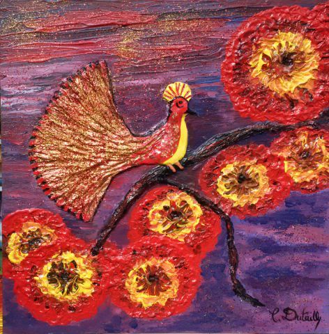 L'artiste Catherine Dutailly - Exotic bird