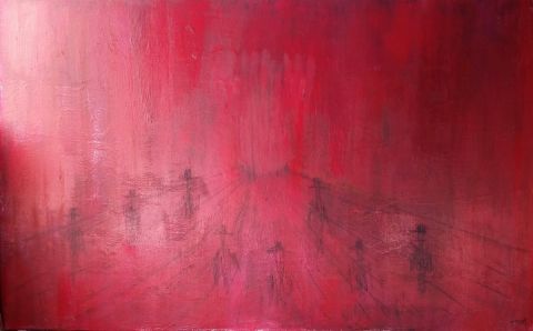 Le courant de la Vie - Peinture - DIMEGLIO Le courant de la Vie - Peinture - DIMEGLIO