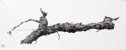 Le Vieux Cep - Peinture - annie massollo Le Vieux Cep - Peinture - annie massollo