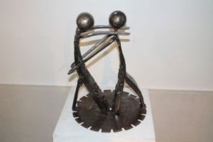 Sculpture de Roland GOURDON: LES DANSEURS DE JAVA