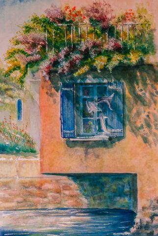 L'artiste CLODEMAR - Provence, Martigues, Fenêtre sur mer
