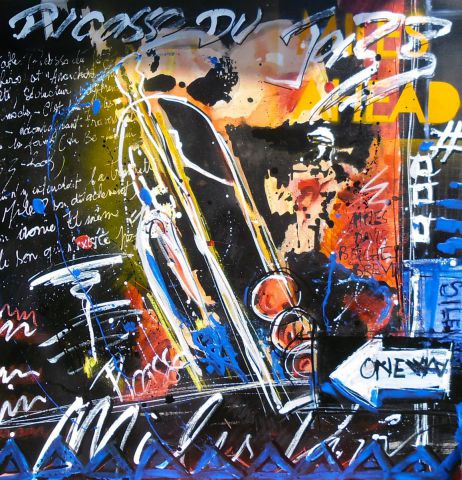 Miles, le Picasso du jazz - Peinture - marie Miles, le Picasso du jazz - Peinture - marie