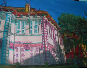 Voir le détail de cette oeuvre: Villa liberty con riflessi di luce e colore