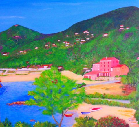 L'artiste Paoli - La plage de Portigliolo L'artiste Paoli - La plage de Portigliolo