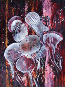 Oeuvre de Marie-Pierre JAN: La danse des méduses
