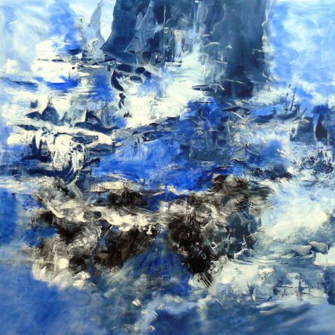 La grande migration - Peinture - Hugues La grande migration - Peinture - Hugues