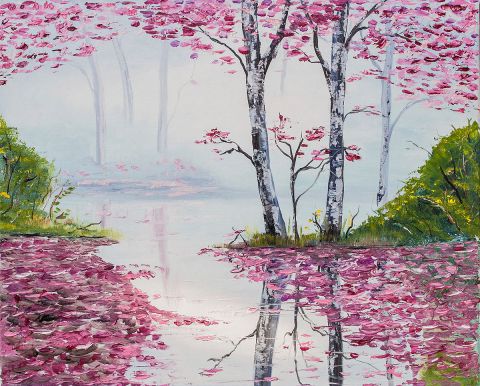 Paysage mystique - Peinture - Arina Tcherem Paysage mystique - Peinture - Arina Tcherem