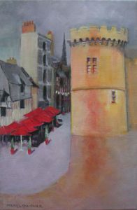 Peinture de Meryl QUIGUER: Vitré - Le tour d'Embas