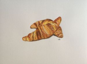 Dessin de Catherine Brunet: Croissants