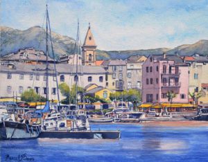 Peinture de Marcel BOOS: Saint Florent (Corse)