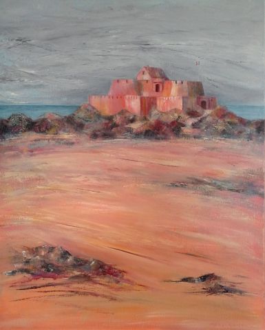 East wind at The Fort - Peinture - Meryl QUIGUER