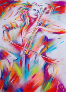 Voir cette oeuvre de FREDERIQUE NALPAS: La violoncelliste (instrument de lusique)