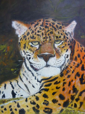 Leopard - Peinture - Raphael